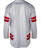 Men's 2026 Team Canada Bauer Olympics White Replica Hockey Jersey - Blank