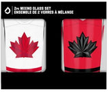 Team Hockey Canada IIHF Inglasco 2026 Winter Olympics 16oz Mixing Glass Collection Pack