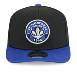 Men's CF Montreal New Era Black/Blue 2025 Jersey Hook 9SEVENTY Stretch-Snap Hat