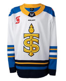 Toronto Sceptres Youth Bauer Replica Away White PWHL Hockey Jersey - Blank