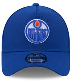 Men's Edmonton Oilers NHL New Era Men's Royal 9Forty A-Frame Snapback Hat