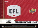 2022 Upper Deck CFL Football Hobby Box 16 Packs Per Box 8 Cards Per Pack