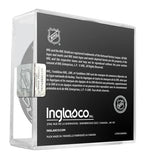 2025-26 NHL New York Rangers 100th Anniversary Year Official Game Puck Design - in Cube