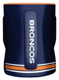 Denver Broncos Primary Logo Navy Orange NFL Football 14oz Sculpted C-Handle Mug