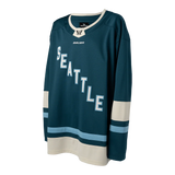 Seattle Youth Bauer Replica Home Blue PWHL Hockey Jersey - Blank