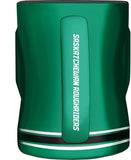 Saskatchewan Roughriders Primary Logo Green Black CFL Football 14oz Sculpted C-Handle Mug