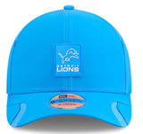 Men's Detroit Lions New Era 2025 Sideline 9SEVENTY Adjustable Trucker Hat - Powder Blue