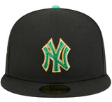 Men's New York Yankees New Era St. Patrick's Day 59FIFTY Fitted Hat - Black