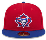 Men's New Era Red/Royal Toronto Blue Jays 2026 Canada Day 59FIFTY Fitted Hat