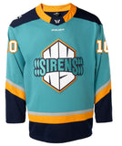 New York Sirens Adult Bauer Replica Home Teal PWHL Hockey Jersey - Sarah Fillier