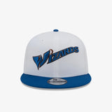 Men's New Era White Washington Wizards NBA Retro Classic Edition - 9FIFTY Snapback Hat