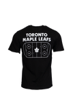 Men's Toronto Maple Leafs Ice Rink Diagram Logo Mitchell & Ness Black T Shirt