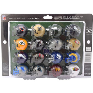 Riddell 32 Piece NFL Helmet Tracker Set - gumball size helmets - All NFL current Logo's - New 2024 Set