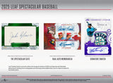 2025 Leaf Spectacular Baseball Hobby Box 5 Cards Per Box