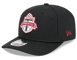 Men's Toronto FC New Era Black/Red 2025 Jersey Hook 9SEVENTY Stretch-Snap Hat