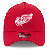 Men's Detroit Red Wings NHL New Era Red 9Forty A-Frame Snapback Hat