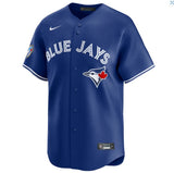 Men's Toronto Blue Jays Nike Royal Blue Alternate 50th Logo Limited Baseball Jersey - Alejandro Kirk