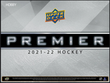 2021/22 Upper Deck Premier Hockey Hobby Box 1 Pack Per Box, 6 Cards Per Pack