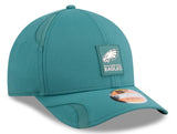 Men's Philadelphia Eagles New Era 2025 Sideline 9SEVENTY Adjustable Trucker Hat - Green