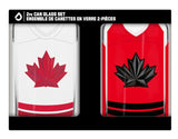 Hockey Team Canada Two-Pack Home & Away Jersey 16oz Can Glass Set - 2026 Olympics