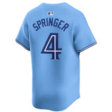 Men's Toronto Blue Jays George Springer Powder Blue MLB Baseball Player Jersey
