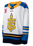 Toronto Sceptres Youth Bauer Replica Away White PWHL Hockey Jersey - Blank
