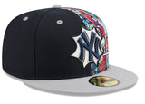 New York Yankees New Era 2025 MLB Diamond Hero Edition 59FIFTY Fitted Hat - Navy/Gray