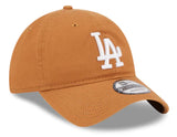 Men's New Era Brown Los Angeles Dodgers Main Core Classic 2.0 9TWENTY Adjustable Hat