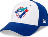 Men's Toronto Blue Jays New Era White/Royal Cooperstown Logo 9Twenty Adjustable Hat