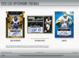 2025 Leaf Optichrome Football Hobby Jumbo Box 15 Cards per Box
