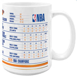 New York Knicks 2026 NBA Finals Champions Stats 15oz. Ceramic Coffee Mug