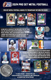 2024 Leaf Pro Set Metal Football Hobby Box 11 Cards per Box