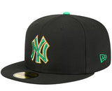 Men's New York Yankees New Era St. Patrick's Day 59FIFTY Fitted Hat - Black