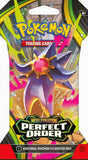 Pokemon Mega Evolution: Perfect Order Sleeved Booster Pack 10 Cards Per Pack - 1 At Random