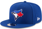 Toronto Blue Jays New Era MLB 50th Anniversary Logo Side Patch 9FIFTY Adjustable Hat - Royal