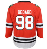 Chicago Blackhawks Infant Ages 12-24 Months Connor Bedard Red Premier - Player Hockey Jersey