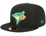 Men's Toronto Blue Jays New Era St. Patrick's Day 59FIFTY Fitted Hat - Black