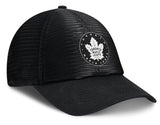 Men's Toronto Maple Leafs Fanatics Black Sin Bin Mesh Adjustable Hat