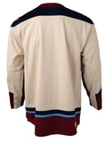 Montreal Victoire Adult Bauer Replica Away Beige PWHL Hockey Jersey - Blank
