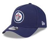 Men's Winnipeg Jets NHL New Era Men's Navy 9Forty A-Frame Snapback Hat