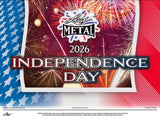 2026 Leaf Metal Independence Day Founding Fathers Box 4 Cards Per Box