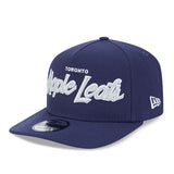Men’s Toronto Maple Leafs New Era Script 9FIFTY A-Frame Snapback Adjustable Hat – Blue