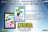 Keepsake Invincible 1st Edition Season 1 Holo Hobby Box 12 Packs Per Box, 4 Cards Per Pack