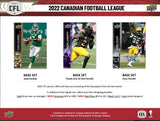 2022 Upper Deck CFL Football Hobby Box 16 Packs Per Box 8 Cards Per Pack
