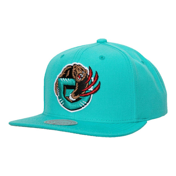 Vancouver Grizzlies Mitchell & Ness Hardwood Classics Team Ground 2.0 Snapback Hat - Teal