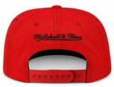Men's Hockey Team Canada Leaf  Pro Crown Mitchell & Ness Red Snapback Adjustable Hat - Bleacher Bum Collectibles