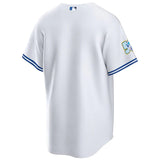 Men's 50th Anniversary Patch Toronto Blue Jays MLB Nike White Home Replica Jersey - With Any Name & Number