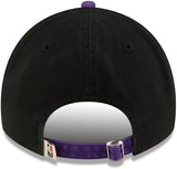 Men's New Era Retro Toronto Raptors 9TWENTY Hardwood Classic Adjustable Hat- Black/Purple