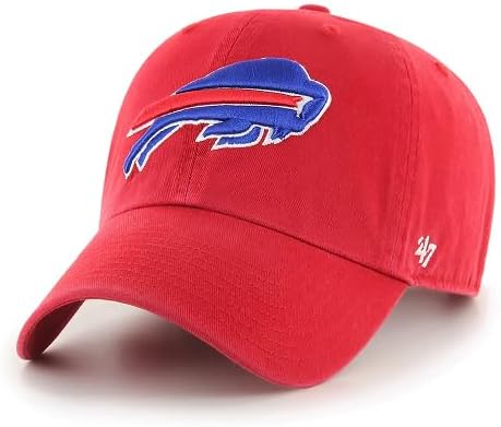Men's Buffalo Bills '47 Clean Up Red Hat Cap NFL Football Adjustable Strap