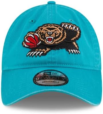 Men's New Era Retro Vancouver Grizzlies 9TWENTY Adult Adjustable Hat- Turquoise